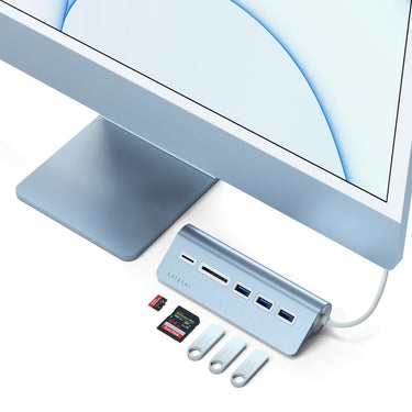 satechi usb-c aluminium usb hub & card reader